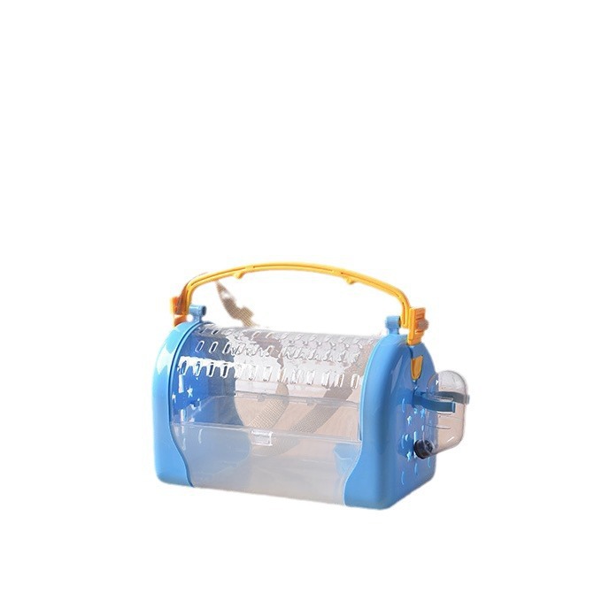Hámster caja de cinturón de jaula de oro, caja de cinturón acrílico transparente para mascotas, artículos de aves para mascotas image 5