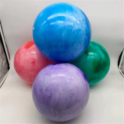25cm ink style seven-color straw ball Pilates ball cloud ball gymnastics fitness fan you hip ball