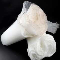 30mm Edge Decorative Hair Accessories Hair Band Decoration Material Garment Accessories Skirt Edge DIY Pleated Chiffon Edge
