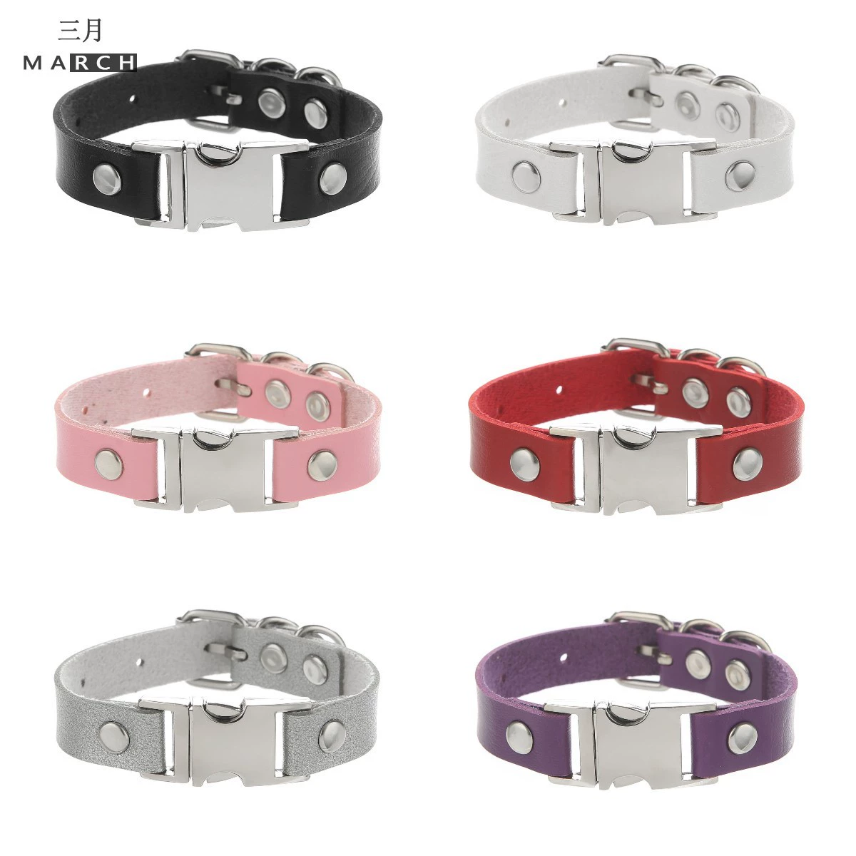 Персонализированный простой браслет из искусственной кожи в стиле готический панк y2k Yabi с пряжкой из сплава, ремешок на запястье, аксессуары для браслета