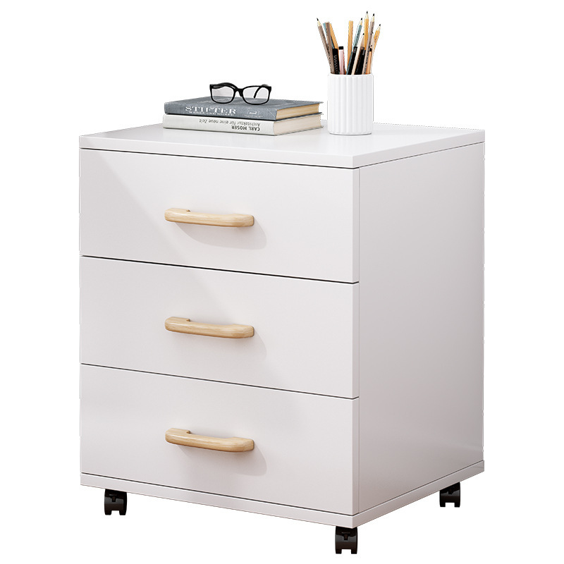 Debajo del escritorio Gabinete DE LA OFICINA Armario de madera Gabinete lateral con cerradura Gabinete de la impresora Gabinete del cajón Gabinete bajo
