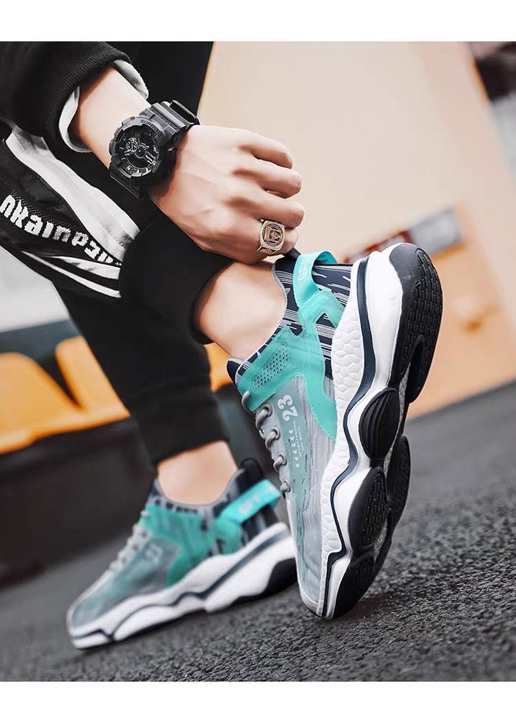 Herren Basketballschuhe Wanderschuhe Tennisschuhe Sneakers Stoff Canvas gepolsterte Schuhe_voghion.com