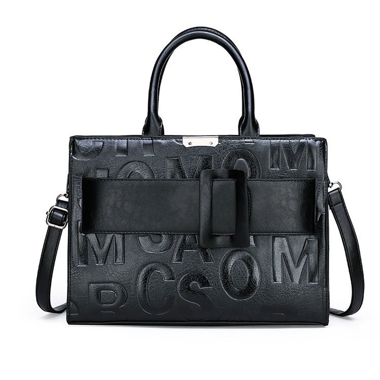 Bolso de mujer de venta caliente transfronteriza 2026 nueva letra impresión bolso de hombro portátil de gran capacidad de hombro mochila image 11