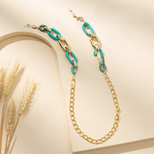 Manufacturer of Cross-border New Metal Lanyard, Necklace Anti-lost Strap, Fashion and Elegance Eyeglass Chain Accessories