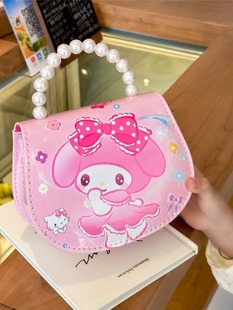 Cartoon Melody children's shoulder bag Fashion kindergarten matching bag Cute Kulomi casual crossbody bag