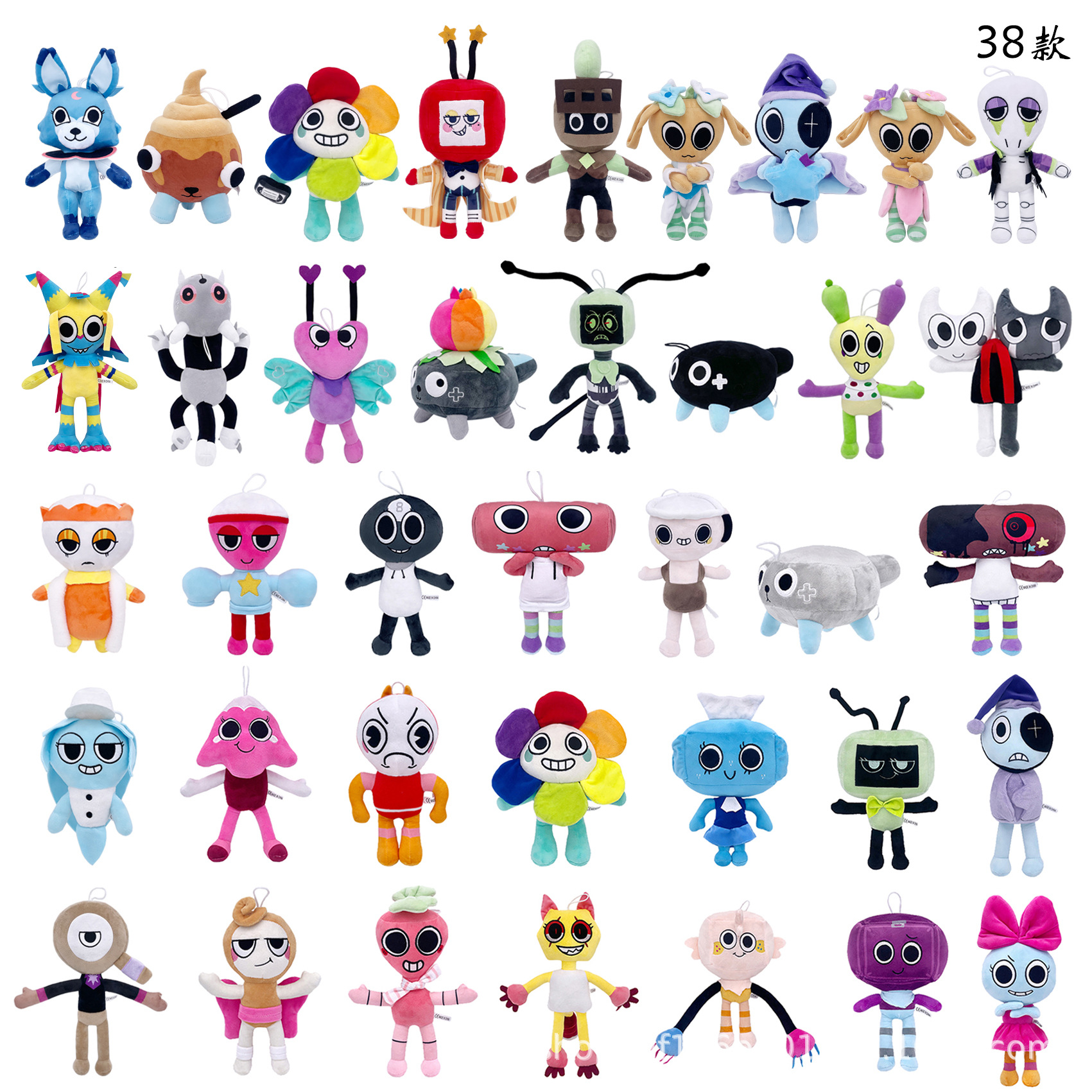 跨境新品Dandy's World Plush Scraps丹迪的世界游戏周边热销公仔