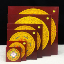 厂家批发罗盘黄铜盘面三元三合综合盘随身携带罗经仪