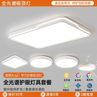 Full Spectrum Eye Protection Living Room Lamp Modern Simple Ceiling Lamp 2025 New Master Bedroom Room Whole House Package Lamp