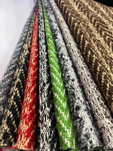 现货供应 圈圈纱粗纺呢绒人字毛呢 大衣呢料 绍兴面料