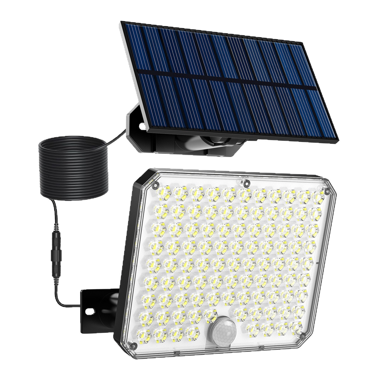Nueva Iluminación Solar Transfronteriza, Lámpara de Jardín para Exteriores con Sensor de Movimiento, Lámpara de Pared para Garaje, Impermeable, Dividida, Pequeña Lámpara de Calle