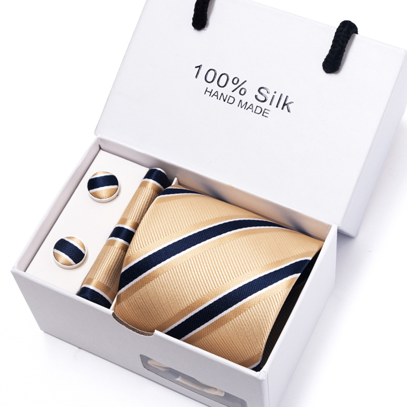Flower Dot Multi Color Gift Box 5-piece Set Group Business Dress Wedding Tie_voghion.com