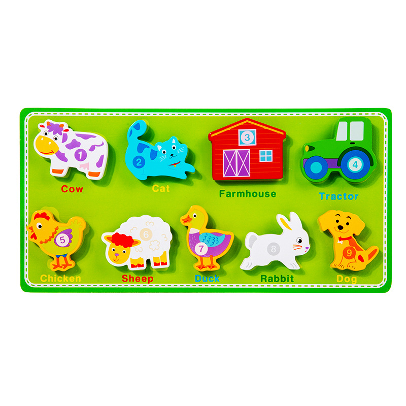 Niños rasgar y tirar pegatinas de rompecabezas Velcro pareja rompecabezas multi-tema mano-ojo coordinación ejercicio juguetes de educación temprana