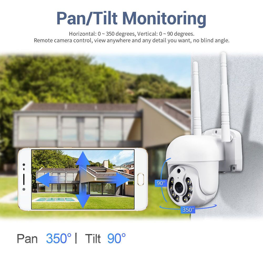 Kablosuz wifi PTZ CCTV Kamera Kiti kablosuz dome güvenlik kamera seti