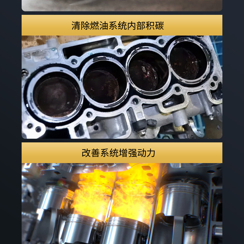 Three-Way Catalytic Cleaner Removes Carbon Deposits, Exhaust Purifier, Car Engine Fuel Treasure, No-Disassembly Cleaning Fluid Pea