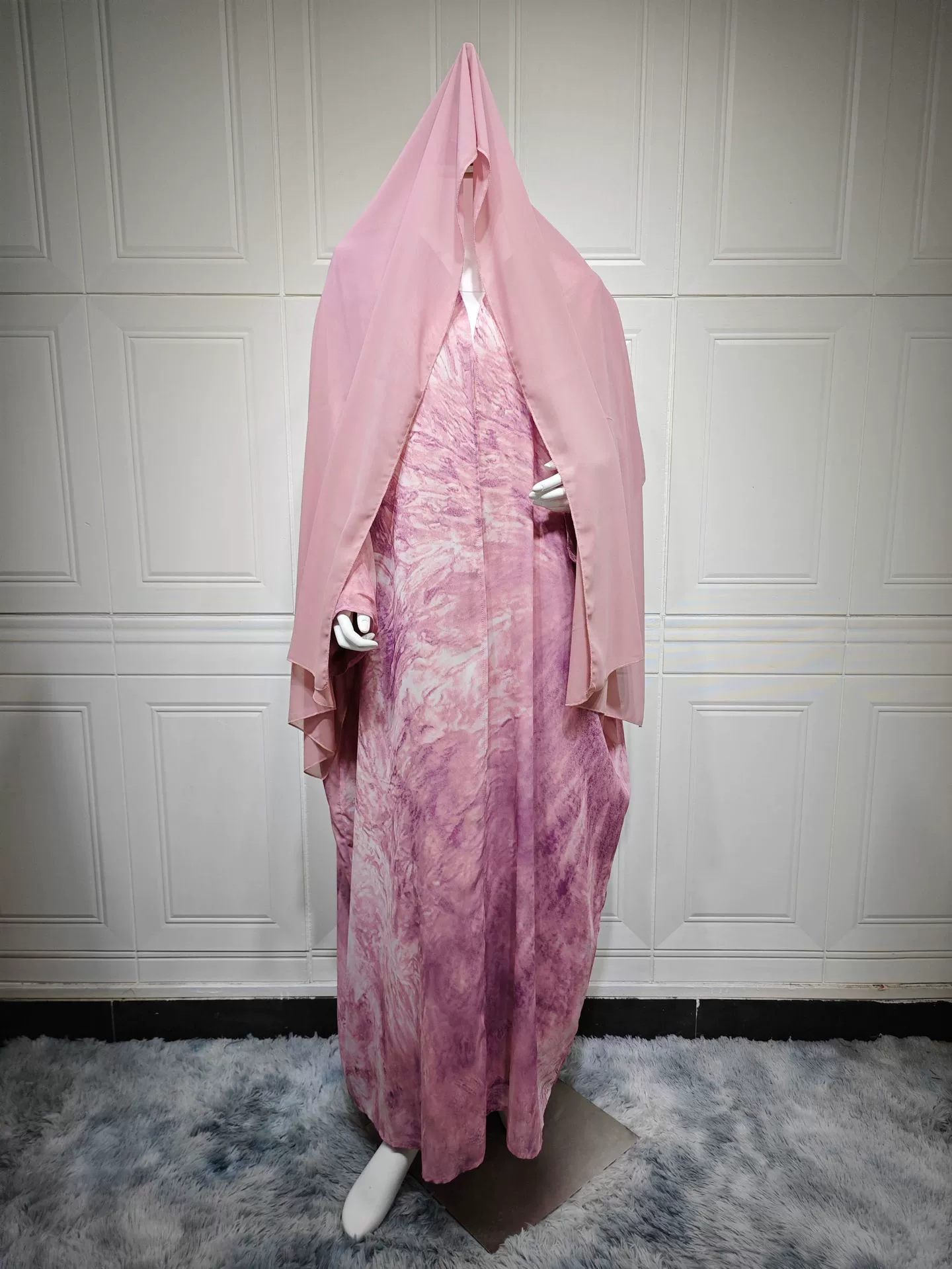 П modest cardigan Abaya fashion trend printed женская одежда Ближний Восток кросс-бордер электронная коммерция горячие продажи с головным платком