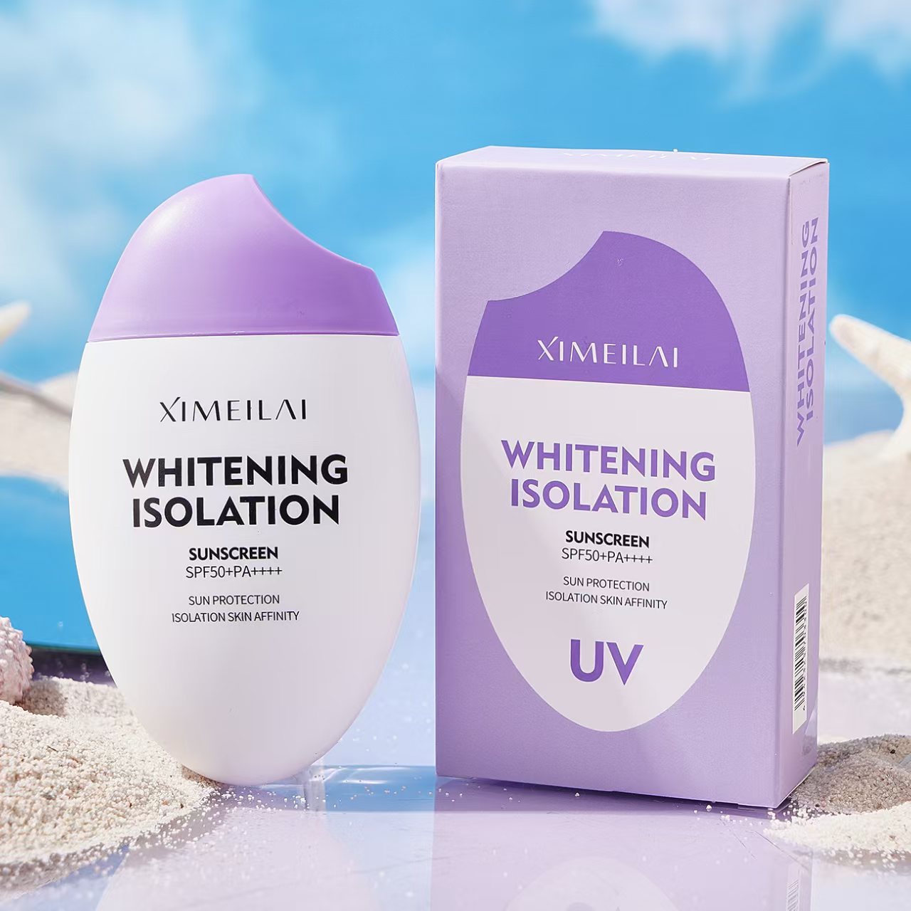 Diyueduo Sunscreen SPF50 refreshing moisturizing summer full body sunscreen genuine goods outdoor waterproof sunscreen wholesale