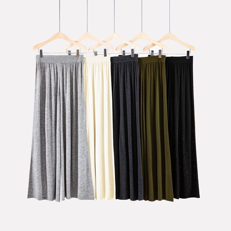 Bo Wei New Home Pants for Women, Spring and Autumn, Loose Plus-Size Straight-Leg Sleep Pants, Casual Slimming Dance Pants, Wide-Leg