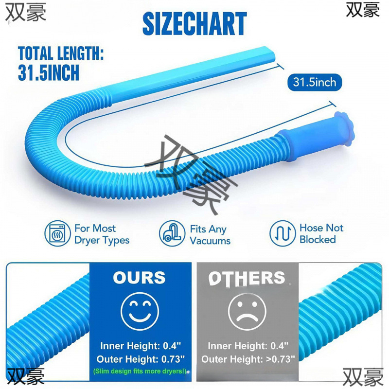 Cross-Border Hot Vacuum Cleaner Vent Cleaning Kit Dryer Vent Vacuum Hose Lint Remover