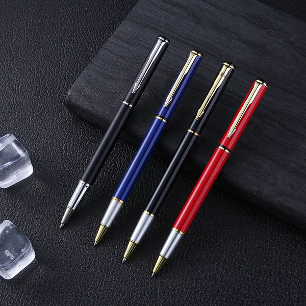 Business metal ballpoint pen, notebook matching pen, company gift, event and exhibition gift, gel pen