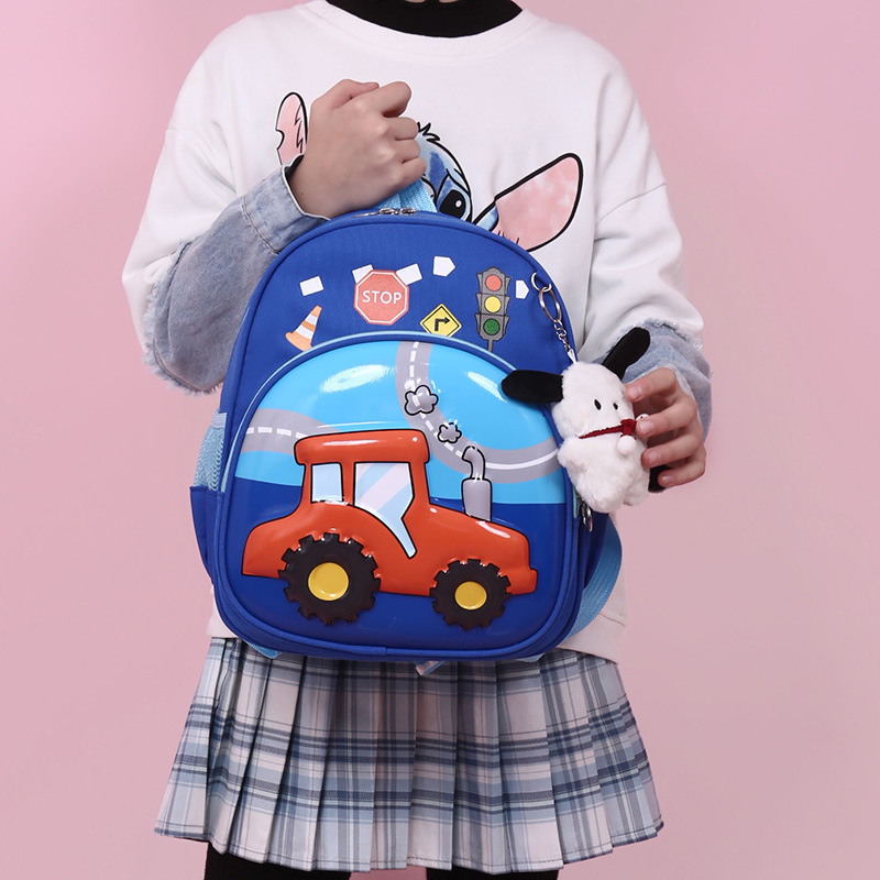 Mochila escolar para niños, jardín de infantes, mochila de cáscara dura, mochila de dibujos animados para niños y niñas de 3 a 6 años, mochila preescolar