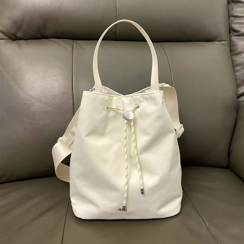 跨境lu2025新款Drawstring5L女士防水抽绳水桶包手提单肩包休闲包|undefined