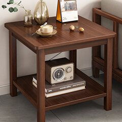 卸売昔ながらの無垢材の小さな正方形テーブル、正方形のリビングルーム家庭用ミニティーテーブル、小さなテーブル、サイドキャビネット、ソファサイドテーブル