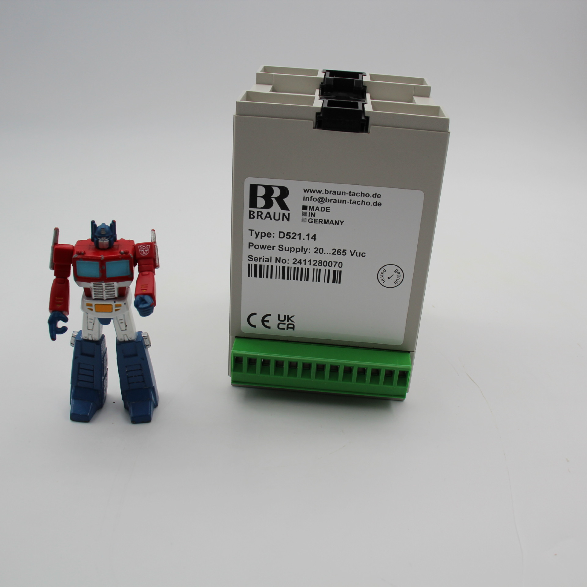 D1553.120U2 转速监视器 BRAUN 布朗 德国制造