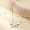 Fashionable accessory, universal necklace, European style, simple and elegant design