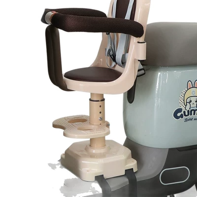 Electric car child seat — 电动车儿童座椅前置婴幼儿安全凳雅迪踏板电瓶车宝宝小孩减震批发