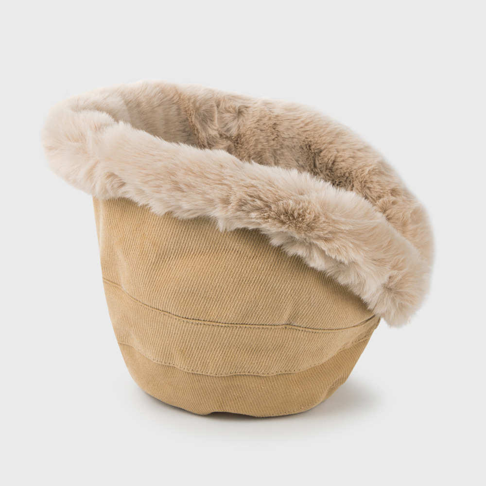 Nouveau Chapeau Hiver Chaleur Épais Coton En Peluche Chapeau De Pêcheur Coréen Froid Coupe-vent Mode Bassin Chapeau display picture 4