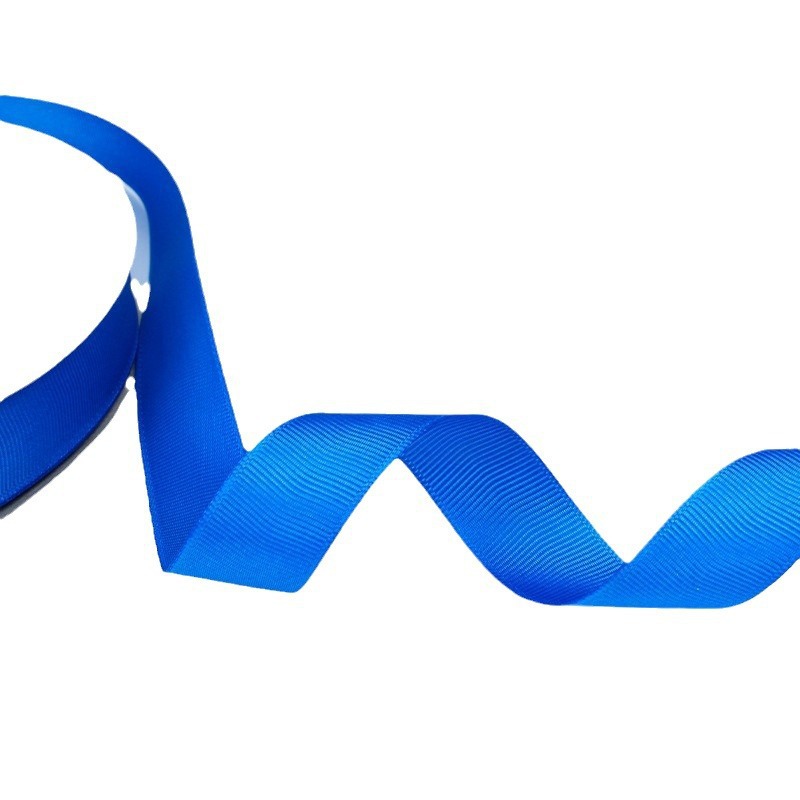 Fábrica directa de poliéster cifrado cinta cinta roscada cinta cinta cinta acompañante regalo embalaje cinta azul al por mayor