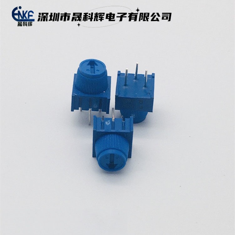 电位器可调电阻厂家直销金属膜带柄单圈精密可调电位器3386P 10K