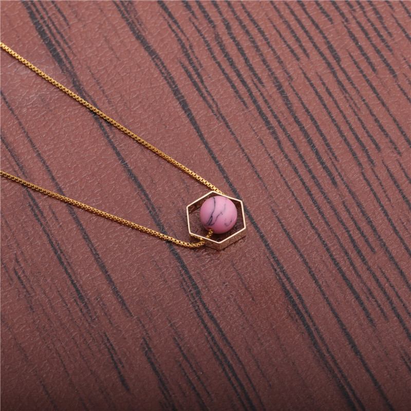 white powder blue turquoise Necklace