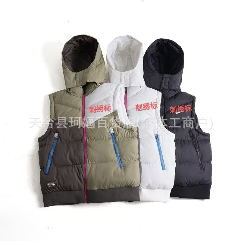 Autumn and Winter New Style Vests, Vests, Warm Thickened Jackets, Reversible Jackets for Men and Women, Outdoor Windproof Cotton Jackets
