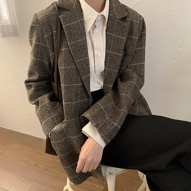 帮手主图-灯芯绒加厚白色衬衫女设计感小众秋冬新款学生宽松叠穿