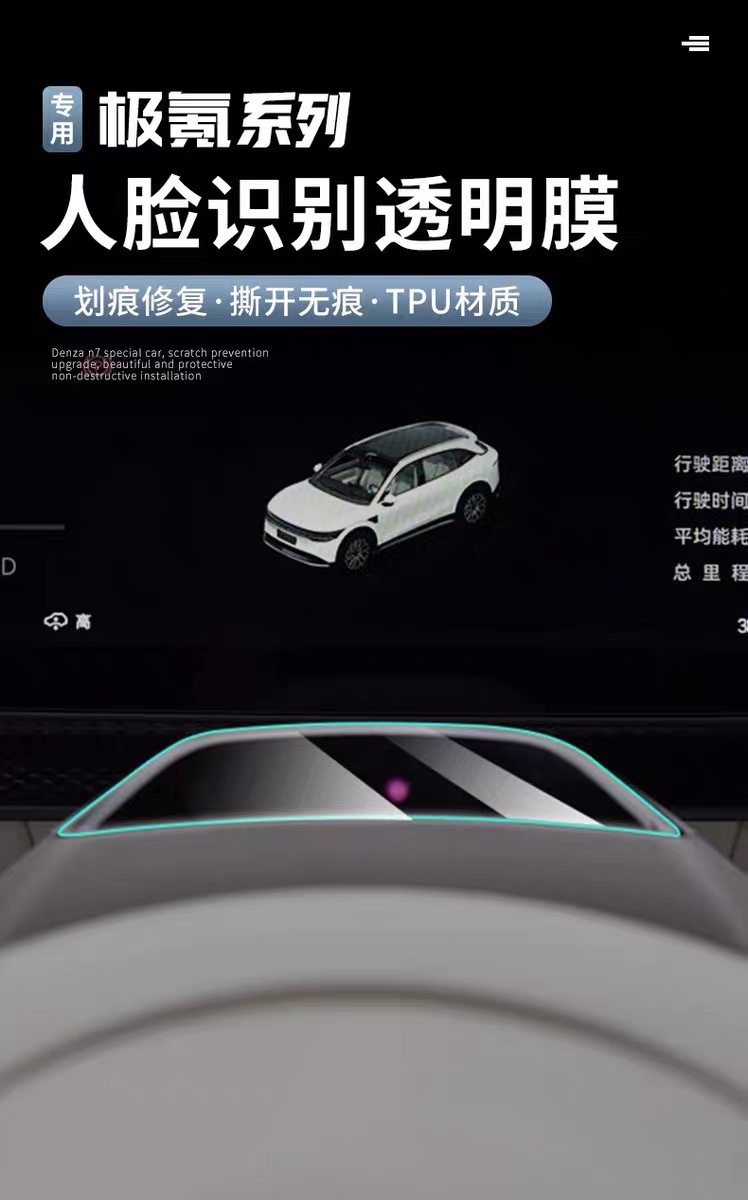 Renewal Protection Film for the Steering Wheel Face Recognition Camera Screen of Zeekr 001/9X/8X/007/Gt/7X/Mix