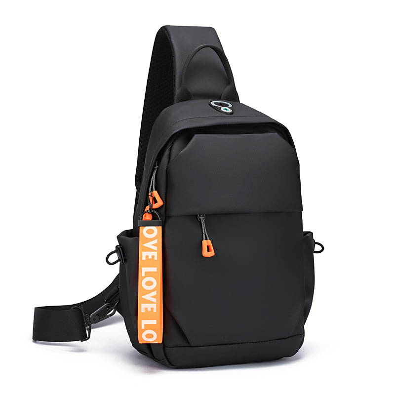 Breast bag men's casual large-capacity shoulder bag new outdoor sports trendy ins crossbody backpack chest_voghion.com