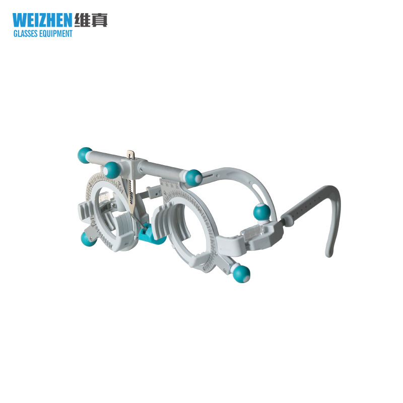 Weizhen equipo de Optometría YG-008 marco de prueba de Optometría gafas marco de prueba 50-80 distancia de pupila marco ajustable