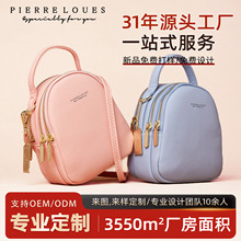 2025新款设计感小众可爱双肩包 韩版纯色学生大容量双肩小背包