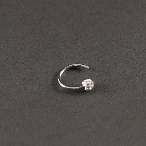 S-Bar D-Bar Nose Ring, Stainless Steel Horseshoe Bar, Nose Dimple Stud, DIY Replacement Bar for Ear, Nose, and Lip Rings—Piercing Jewelry Accessories