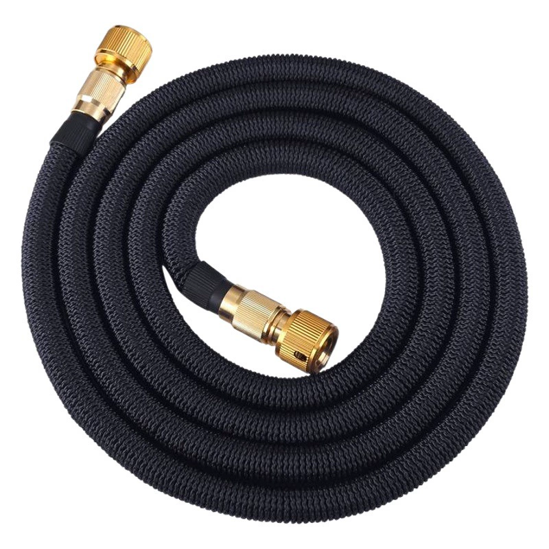 Производитель поставляет медненый телескопический шланг для мойки автомобилей 3x, с внутренней трубкой из ТПЭ, черный телескопический шланг.