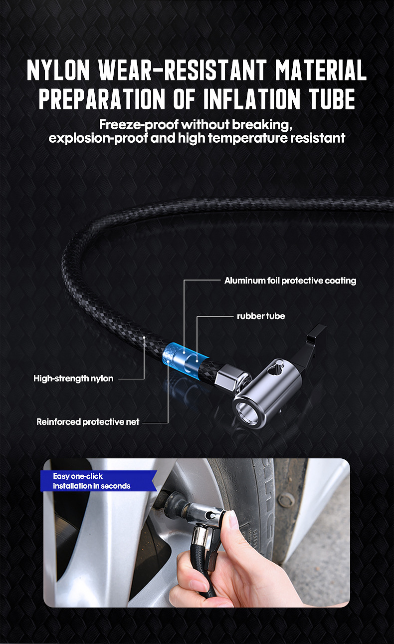 Multifunctional Car Portable Inflator Car Home Dual-Use SUV Portable Tire Inflator
