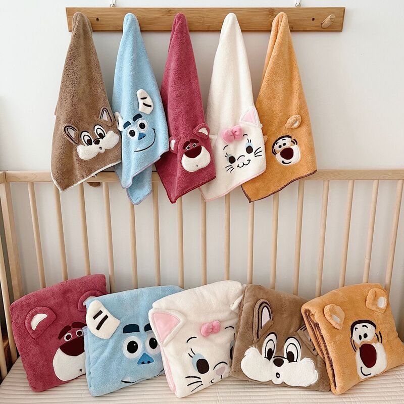 Cute cartoon children's towel bath towel two-piece set fashionable western style parent-child bath towel beach towel towel bath towel combination