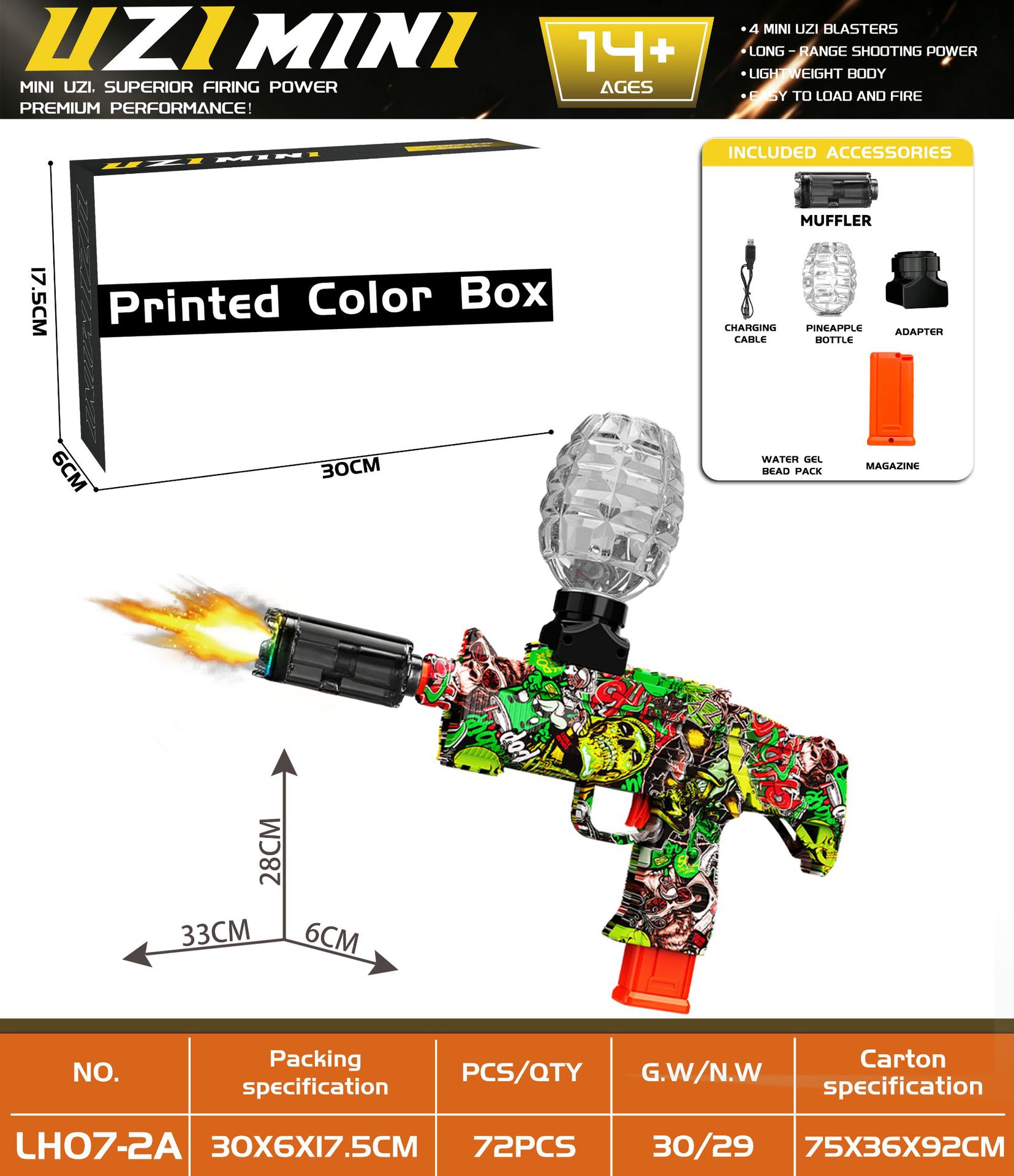Pistola de Juguete Eléctrica M416 AK47 Glock, Plástico ABS, Ráfaga eléctrica, para Juegos de Combate image 99