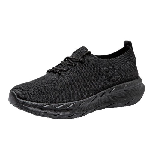 New autumn men's shoes, breathable mesh sports and casual shoes, all-matching platform, height-increasing running trend shoes, students 'shoes