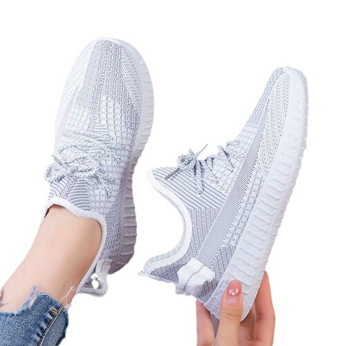 2024 New Women's Sports Shoes Casual Women's Coconut Shoes Shoes Women's Spring Breathable Shoes Mesh Women's Shoes Wholesale
