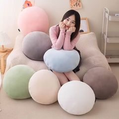 無地の丸型ホームクッション、無地のソファクッション、窓辺のインスタイルチェアクッション、オフィス用ダウン充填クッション