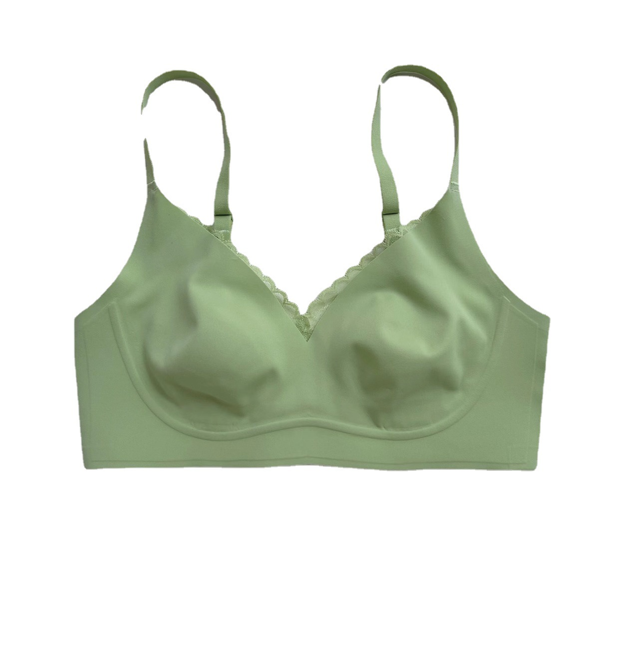 928 Orejas de conejo ropa interior de mujer micro inalámbrico push-up Delgado pecho grande pequeño sujetador de sueño colección de senos anti-flacidez