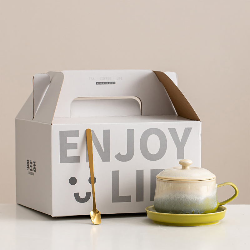 陶瓷咖啡杯碟套装小众精致生日礼物高颜值杯子马克杯伴手礼品定制|undefined