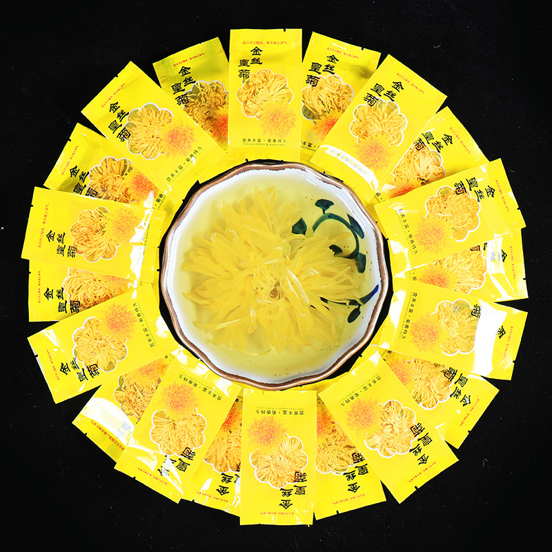 Golden Silk Imperial Chrysanthemum Tea (Chrysanthemum morifolium) — Wuyuan Huang Ju Flower Tea specifications